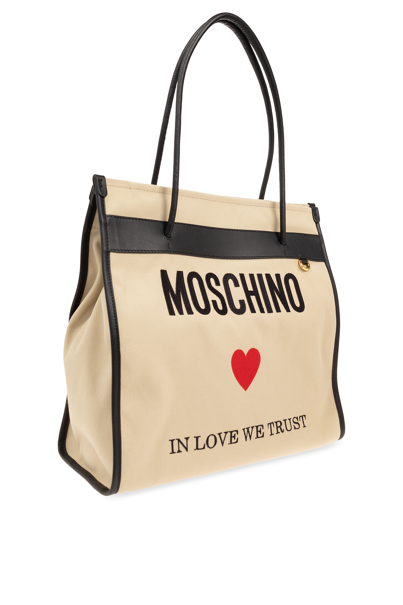 Shopping bag love on sale moschino